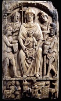 Avorio bizantino (500-550) Adorazione dei magi e Natività. British Museum