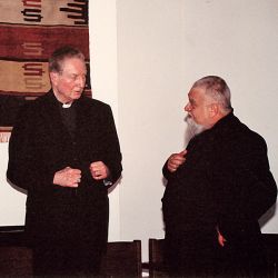Il Cardinale Carlo Maria Martini e il Priore di Bose Enzo Bianchi