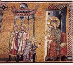 Adoration of the Magi, Baptistry of Firenze, XIII cent.
