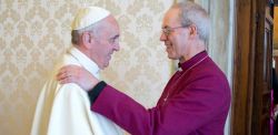 L’ arcivescovo di Canterbury Welby e papa Francesco il 6 ottobre in Vaticano