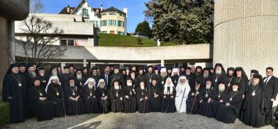 Os Primazes das 14 Igrejas ortodoxas no encontro de Genevra